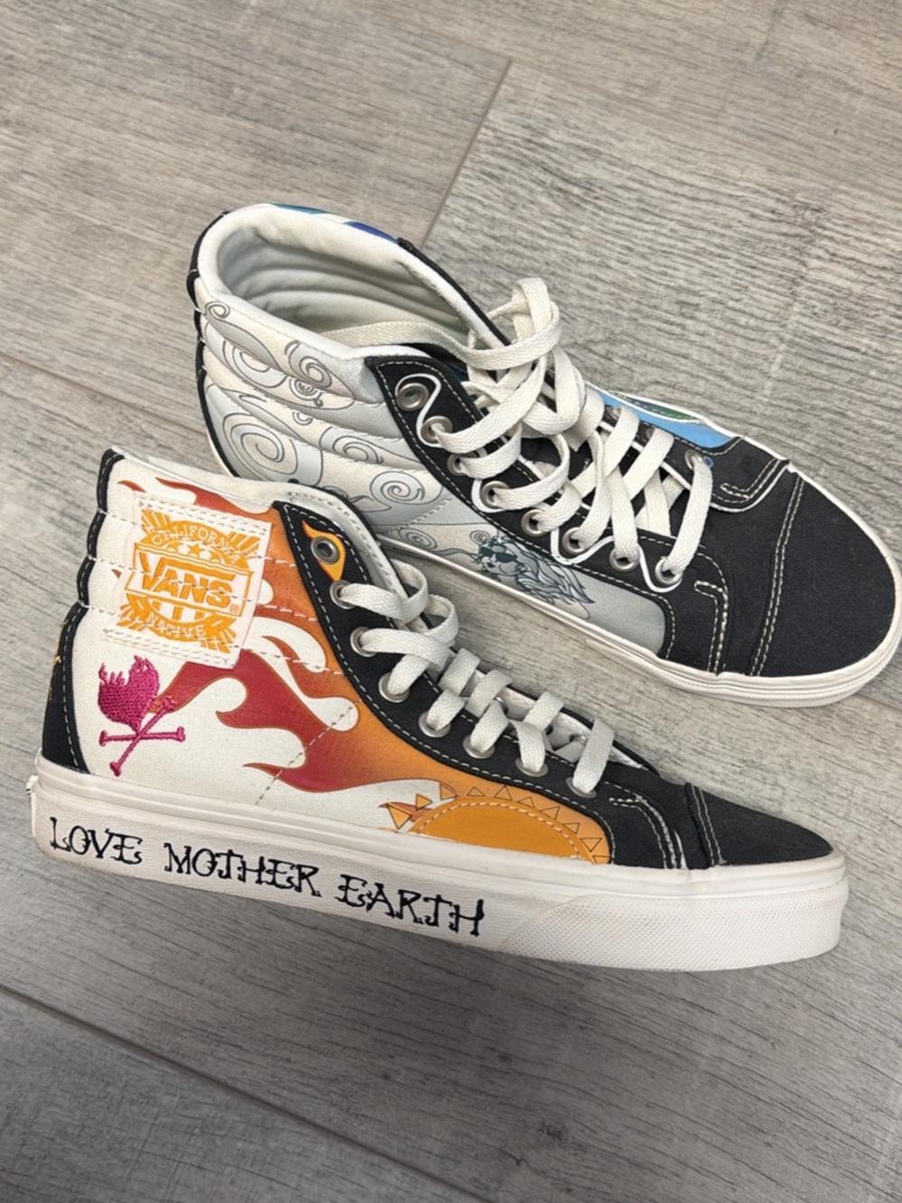 Vans Mother Earth Element Style 238 Hi-Top Skateboard Sneakers